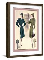 Tailored Dress and Chic Dress-null-Framed Art Print