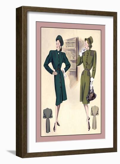 Tailored Dress and Chic Dress-null-Framed Art Print