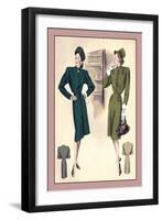 Tailored Dress and Chic Dress-null-Framed Art Print