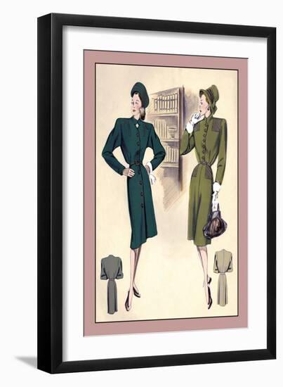 Tailored Dress and Chic Dress-null-Framed Art Print