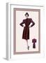 Tailored Fitted Coat-null-Framed Art Print