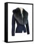 Tailored Jacket with a Deep Collar Owned by Marilyn Monroe-null-Framed Stretched Canvas