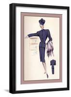 Tailored Soft Suit-null-Framed Art Print