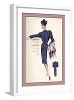 Tailored Soft Suit-null-Framed Art Print