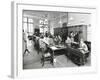 Tailoring Class, Barrett Street Trade School for Girls, London, 1915-null-Framed Photographic Print