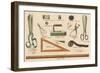 Tailoring Tools-null-Framed Art Print