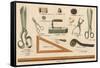 Tailoring Tools-null-Framed Stretched Canvas