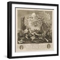 Tailpiece or the Bathos-William Hogarth-Framed Art Print