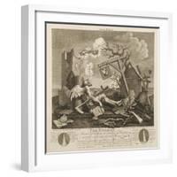 Tailpiece or the Bathos-William Hogarth-Framed Art Print