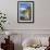 Tainaron Blue Retreat in Mani, Greece. Exterior View of an Alcove in a Stone Wall and a Tree-George Meitner-Framed Photographic Print displayed on a wall