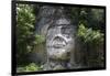 Taino Indian Sculpture, Isabela, Puerto Rico-George Oze-Framed Photographic Print