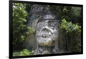 Taino Indian Sculpture, Isabela, Puerto Rico-George Oze-Framed Photographic Print