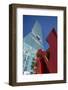 Taipei 101 Building and Love Statue by Robert Indiana, Taipei, Taiwan, Asia-Christian Kober-Framed Photographic Print