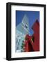 Taipei 101 Building and Love Statue by Robert Indiana, Taipei, Taiwan, Asia-Christian Kober-Framed Photographic Print