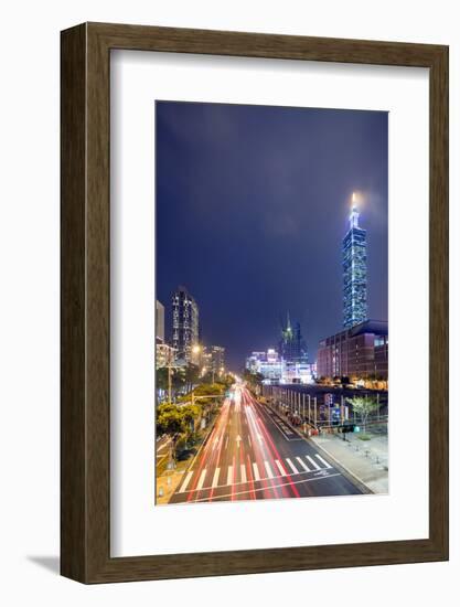 Taipei 101 Building, Taipei, Taiwan, Asia-Christian Kober-Framed Photographic Print