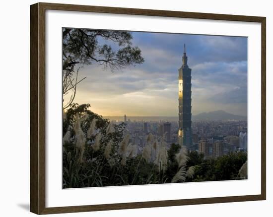 Taipei 101 Skyscraper, Taipei, Taiwan-Michele Falzone-Framed Photographic Print