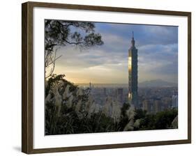 Taipei 101 Skyscraper, Taipei, Taiwan-Michele Falzone-Framed Photographic Print