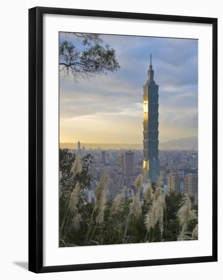 Taipei 101 Skyscraper, Taipei, Taiwan-Michele Falzone-Framed Photographic Print