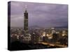 Taipei 101 Skyscraper, Taipei, Taiwan-Michele Falzone-Stretched Canvas