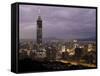 Taipei 101 Skyscraper, Taipei, Taiwan-Michele Falzone-Framed Stretched Canvas