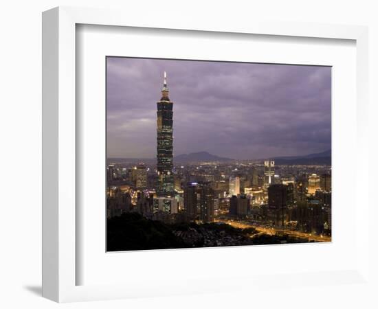 Taipei 101 Skyscraper, Taipei, Taiwan-Michele Falzone-Framed Photographic Print