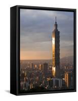 Taipei 101, Taipei, Taiwan-Michele Falzone-Framed Stretched Canvas