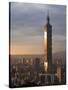 Taipei 101, Taipei, Taiwan-Michele Falzone-Stretched Canvas