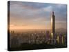 Taipei 101, Taipei, Taiwan-Michele Falzone-Stretched Canvas