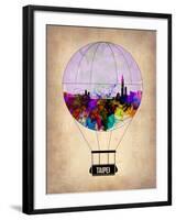 Taipei Air Balloon-NaxArt-Framed Art Print