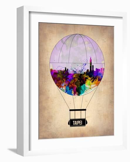 Taipei Air Balloon-NaxArt-Framed Art Print