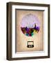 Taipei Air Balloon-NaxArt-Framed Art Print