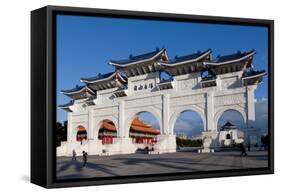 Taipei Chiang Kai Shek Memorial Hall Arch-Charles Bowman-Framed Stretched Canvas