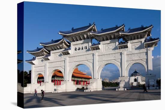 Taipei Chiang Kai Shek Memorial Hall Arch-Charles Bowman-Stretched Canvas