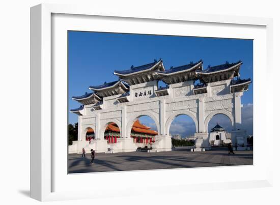 Taipei Chiang Kai Shek Memorial Hall Arch-Charles Bowman-Framed Photographic Print