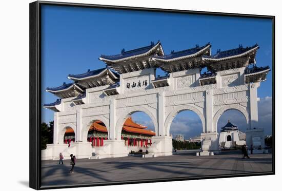 Taipei Chiang Kai Shek Memorial Hall Arch-Charles Bowman-Framed Photographic Print