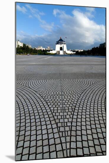 Taipei Chiang Kai Shek Memorial Hall-Charles Bowman-Mounted Photographic Print