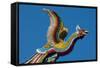 Taipei Colourful Bird Icon On Temple Longshan-Charles Bowman-Framed Stretched Canvas