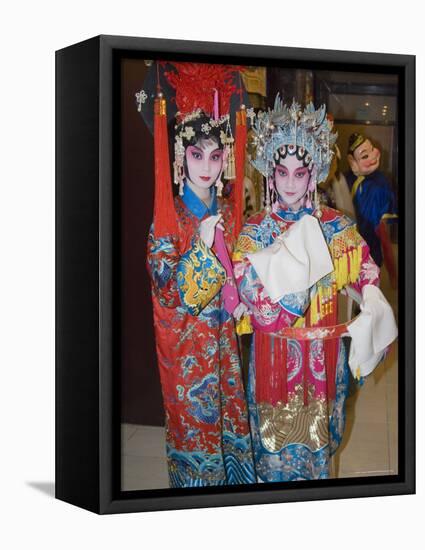 Taipei Eye, Chinese Theatre, Cultural Dance Performance, Taipei City, Taiwan-Christian Kober-Framed Stretched Canvas