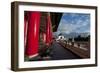 Taipei Red Pillars Chiang Kai Shek Memorial Hall-Charles Bowman-Framed Photographic Print