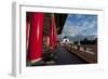 Taipei Red Pillars Chiang Kai Shek Memorial Hall-Charles Bowman-Framed Photographic Print