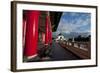 Taipei Red Pillars Chiang Kai Shek Memorial Hall-Charles Bowman-Framed Photographic Print