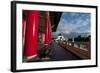 Taipei Red Pillars Chiang Kai Shek Memorial Hall-Charles Bowman-Framed Photographic Print