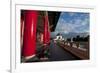 Taipei Red Pillars Chiang Kai Shek Memorial Hall-Charles Bowman-Framed Photographic Print