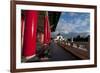 Taipei Red Pillars Chiang Kai Shek Memorial Hall-Charles Bowman-Framed Photographic Print