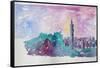 Taipei Taiwan Skyline with 101 Tower-Markus Bleichner-Framed Stretched Canvas