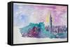 Taipei Taiwan Skyline with 101 Tower-Markus Bleichner-Framed Stretched Canvas