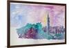 Taipei Taiwan Skyline with 101 Tower-Markus Bleichner-Framed Art Print