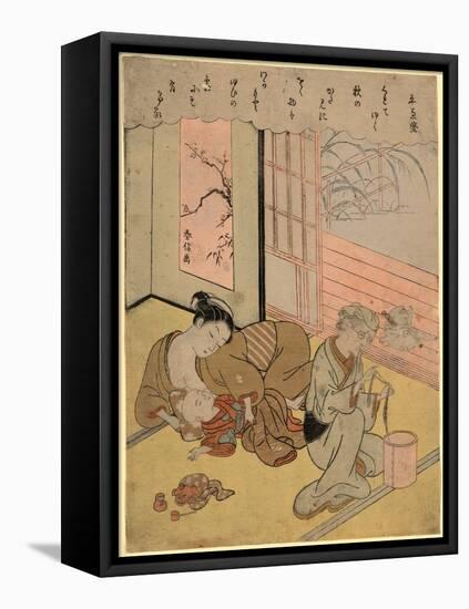 Taira No Kanemori-Suzuki Harunobu-Framed Stretched Canvas