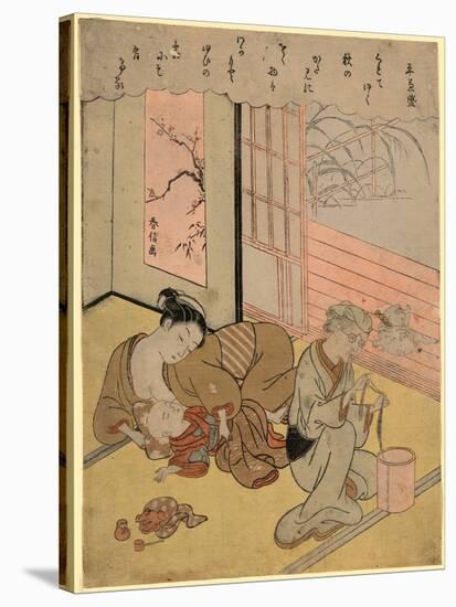 Taira No Kanemori-Suzuki Harunobu-Stretched Canvas