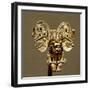 Tairona Pendant with Shaman Wearing Headdress-null-Framed Photographic Print